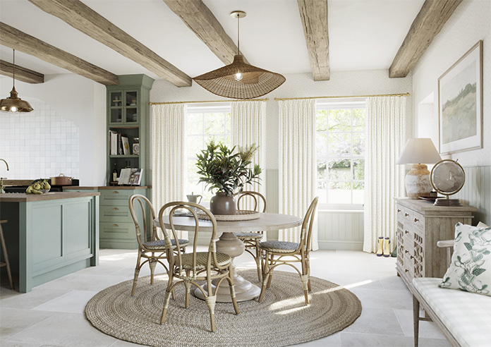 Rebecca, Bud Green - Made to Measure Curtains - Image 7